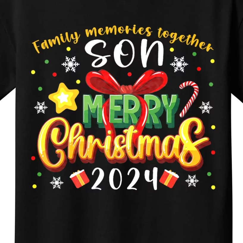 Family Christmas 2024 Matching Family Outfit Funny Christmas Kids T-Shirt