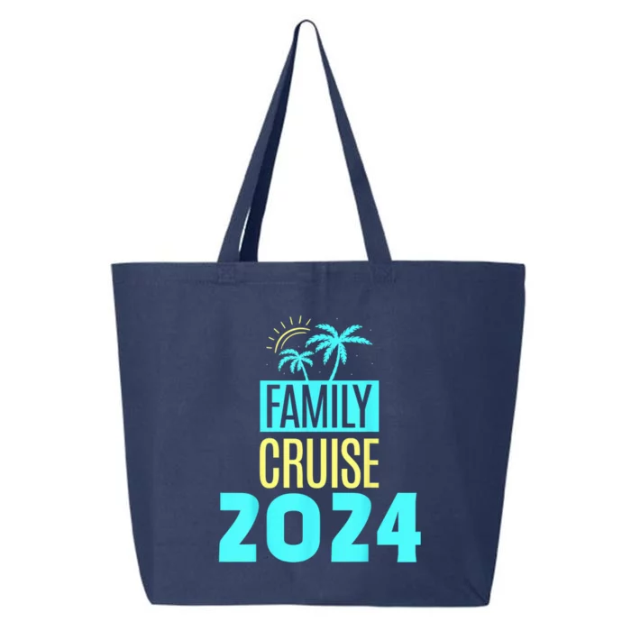 Family Cruise 2024 Travel Ship Vacation 25L Jumbo Tote