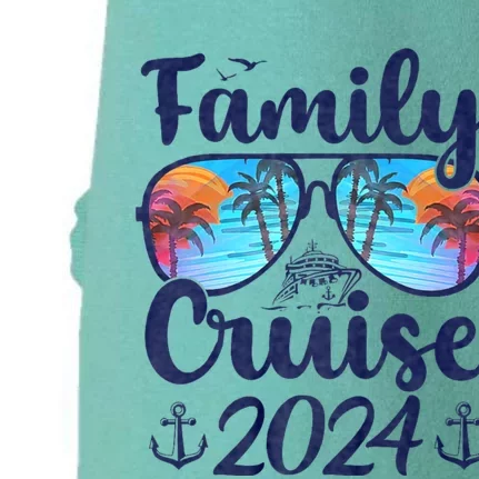 Family Cruise 2024 Family Vacation Matching Family Doggie 3-End Fleece Hoodie