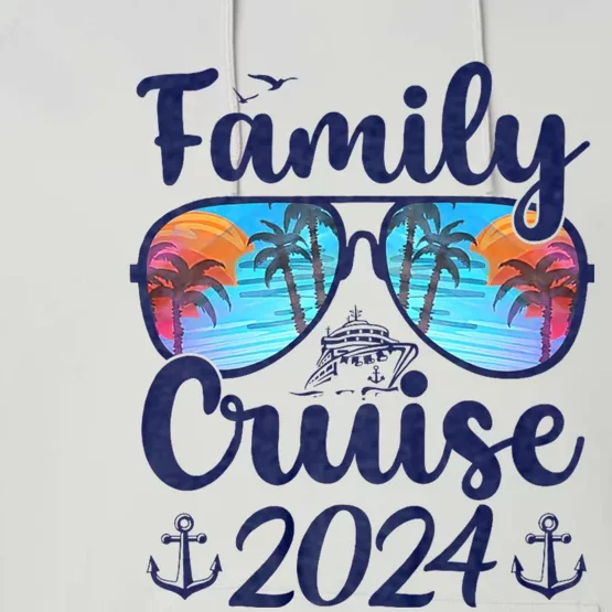 Family Cruise 2024 Family Vacation Matching Family Performance Fleece Hoodie