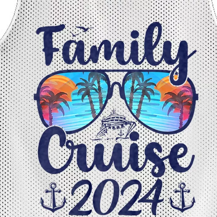 Family Cruise 2024 Family Vacation Matching Family Mesh Reversible Basketball Jersey Tank