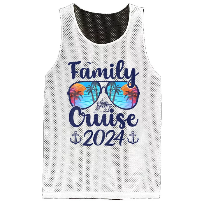 Family Cruise 2024 Family Vacation Matching Family Mesh Reversible Basketball Jersey Tank