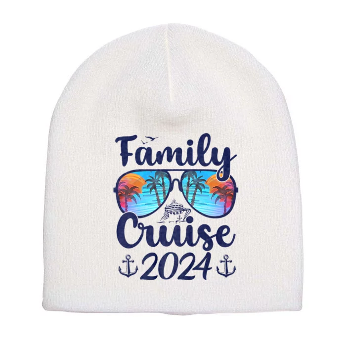 Family Cruise 2024 Family Vacation Matching Family Short Acrylic Beanie