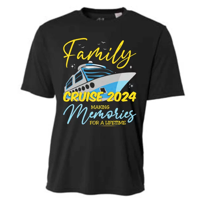 Family Cruise 2024 Sailing Cruising Vacation 2024 Family Vacation Cooling Performance Crew T-Shirt