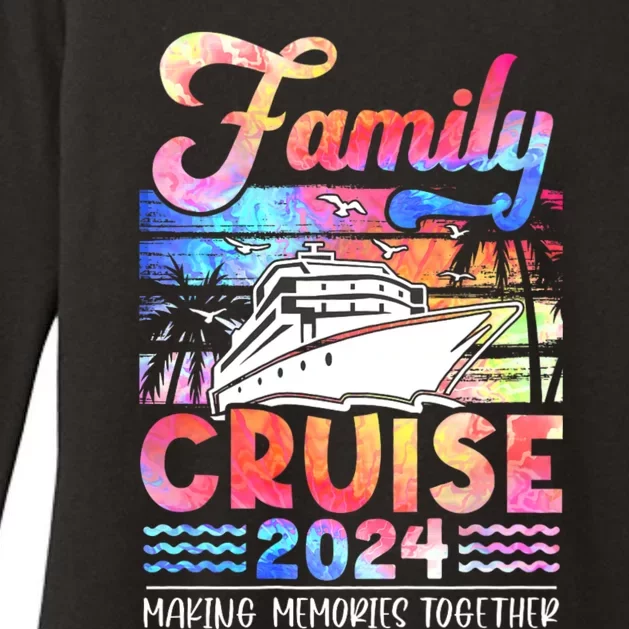 Family Cruise 2024 Cruising Ship Summer Vacation Travel Womens CVC Long Sleeve Shirt