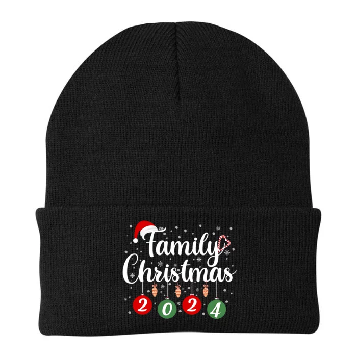 Family Christmas 2024 Matching Group Knit Cap Winter Beanie