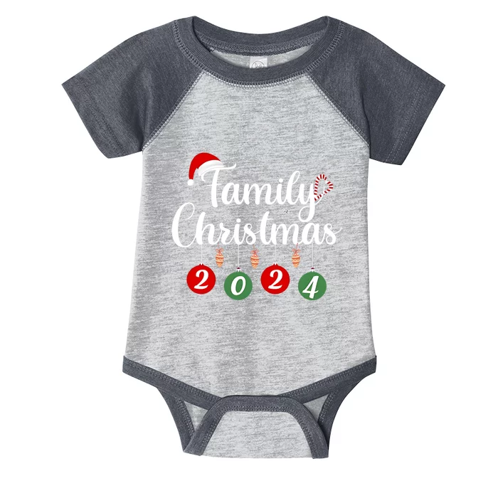 Family Christmas 2024 Matching Group Infant Baby Jersey Bodysuit