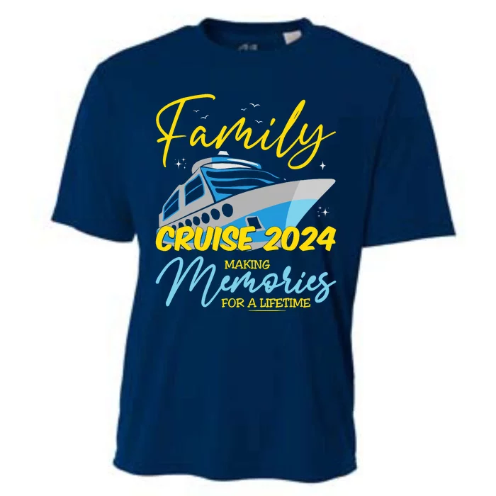 Family Cruise 2024 Sailing Cruising Vacation 2024 Cooling Performance Crew T-Shirt