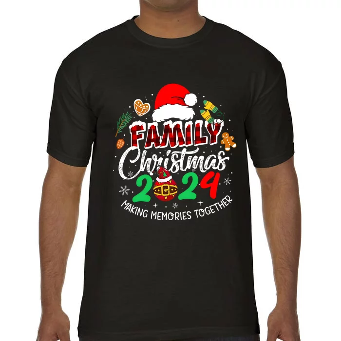 Family Christmas 2024 Making Memories Together Matching Family Comfort Colors T-Shirt