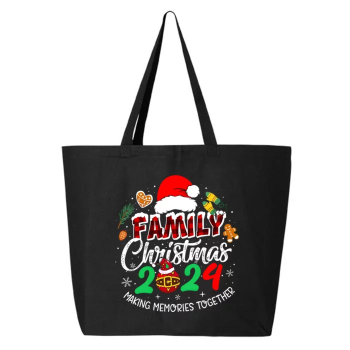 Family Christmas 2024 Making Memories Together Matching Family 25L Jumbo Tote