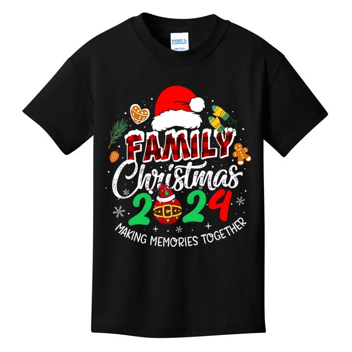 Family Christmas 2024 Making Memories Together Matching Family Kids T-Shirt