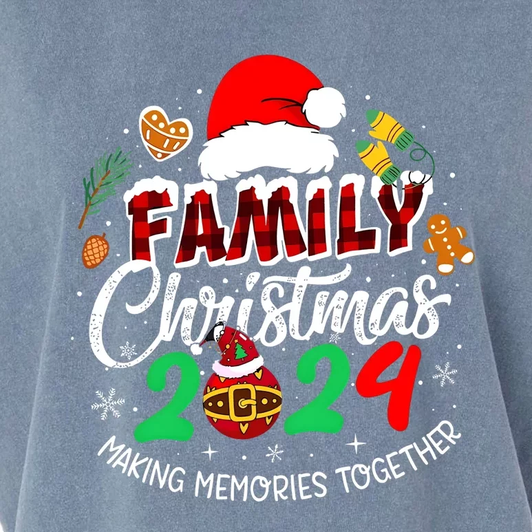 Family Christmas 2024 Making Memories Together Matching Family Garment-Dyed Women's Muscle Tee