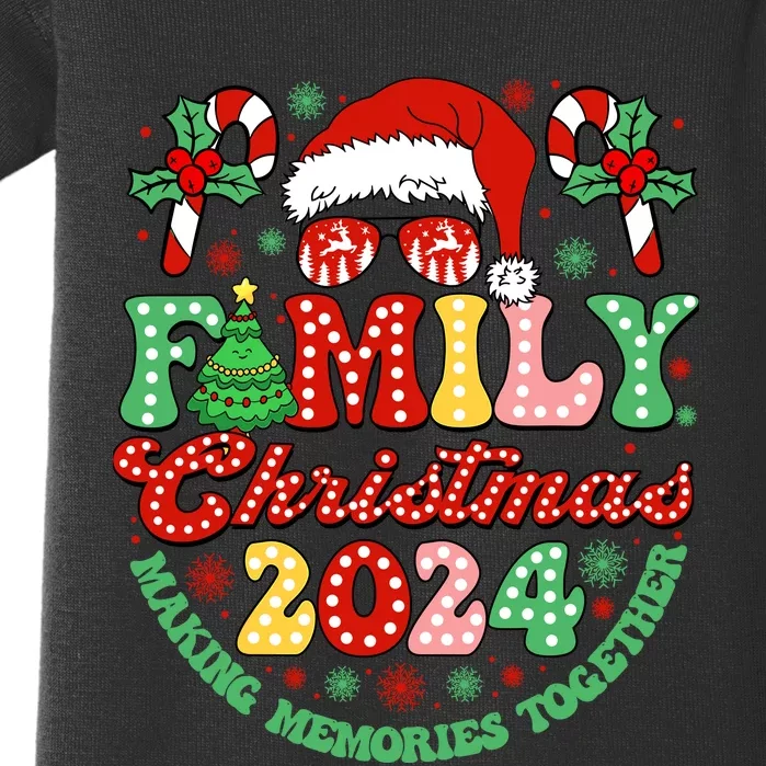 Family Christmas 2024 Christmas Squad Xmas Matching Pajamas Baby Bodysuit