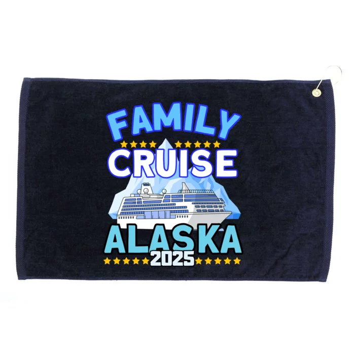 Family Cruise 2025 Alaska Cruising Family Vacation Meaningful Gift Grommeted Golf Towel