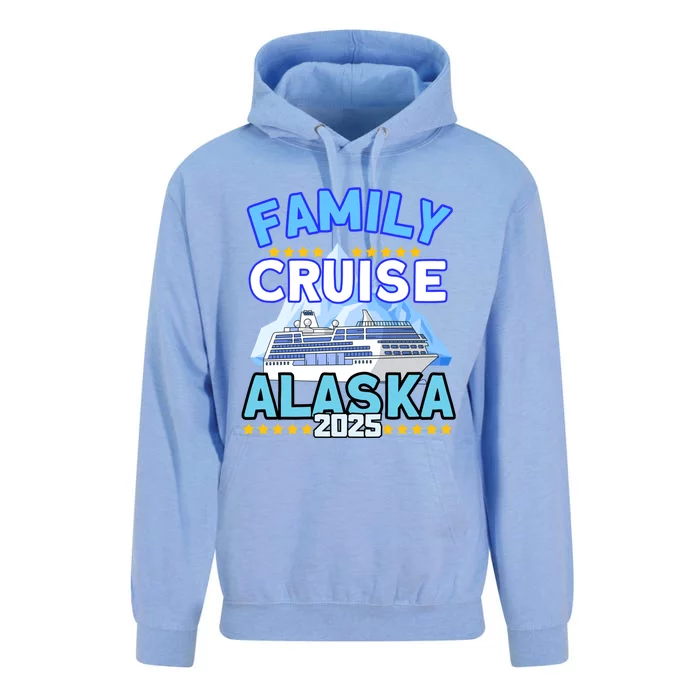 Family Cruise 2025 Alaska Cruising Family Vacation Meaningful Gift Unisex Surf Hoodie