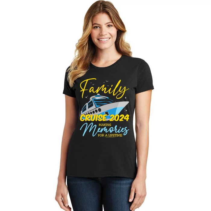 Family Cruise 2024 Sailing Cruising Vacation 2024 Women's T-Shirt