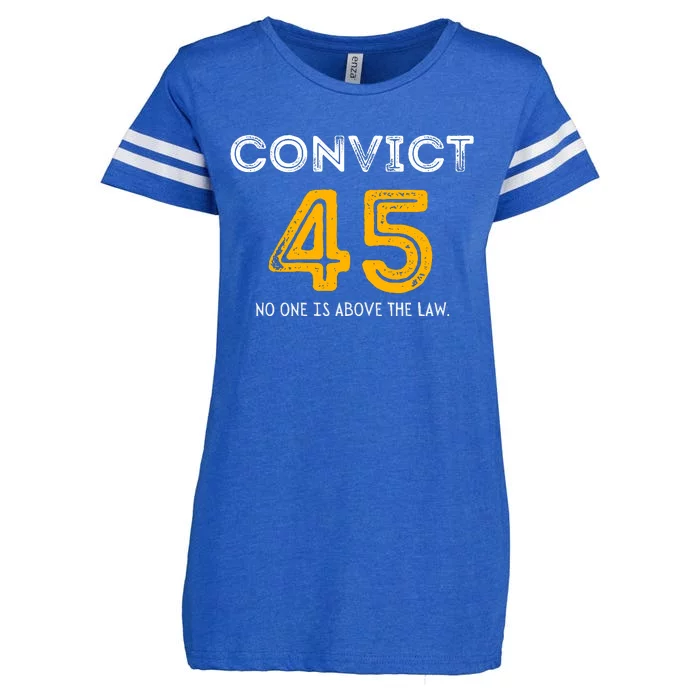 Funny Convict 45 Enza Ladies Jersey Football T-Shirt