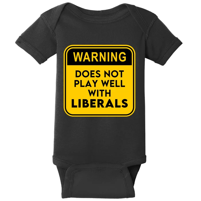 Funny Conservative Anti Liberal Baby Bodysuit