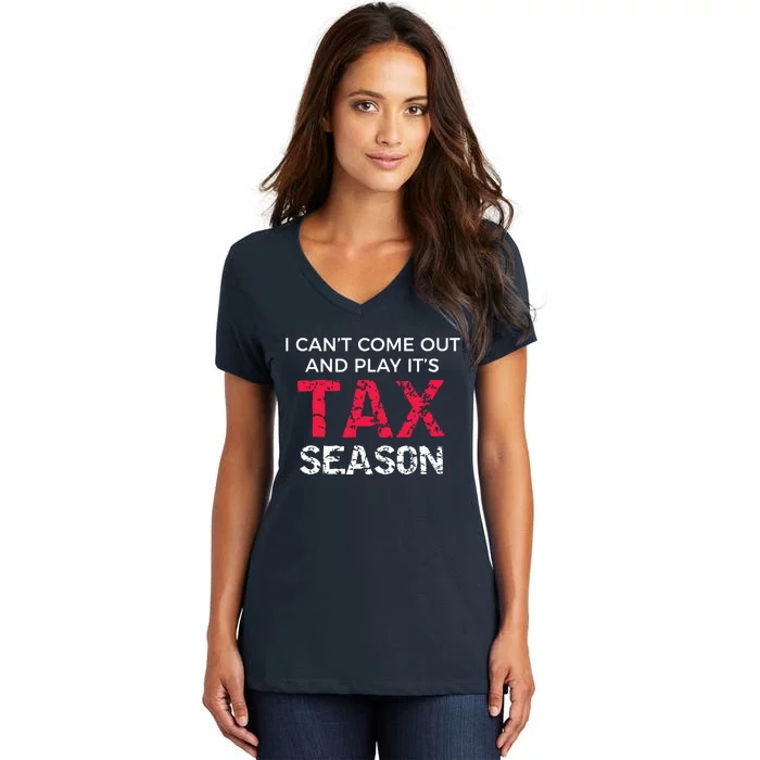 Funny CPA Accountant Gag Gift Women's V-Neck T-Shirt