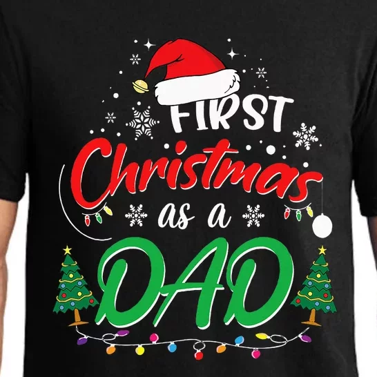 First Christmas As A Dad New Daddy 1st Christmas Pajama Set