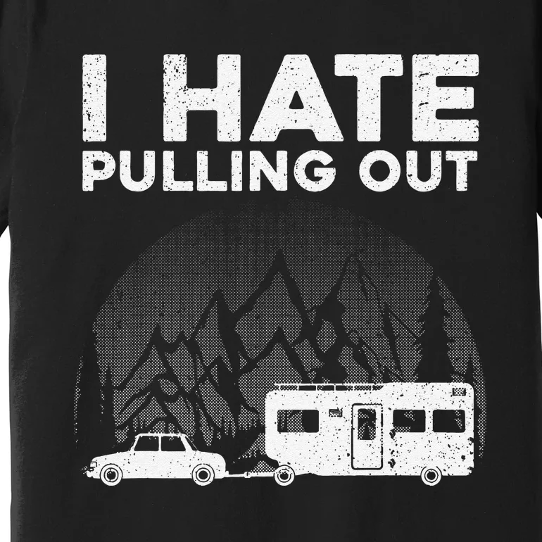 Funny Camping Art For Camping Trailer Camper Premium T-Shirt