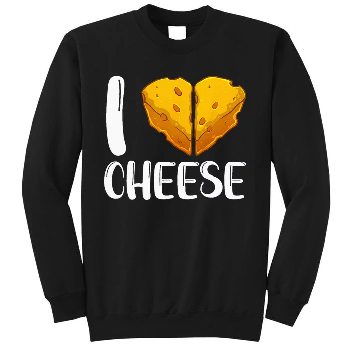 Funny Cheese Art For Men Women Cottage Ricotta Cheese Lovers Tall Sweatshirt