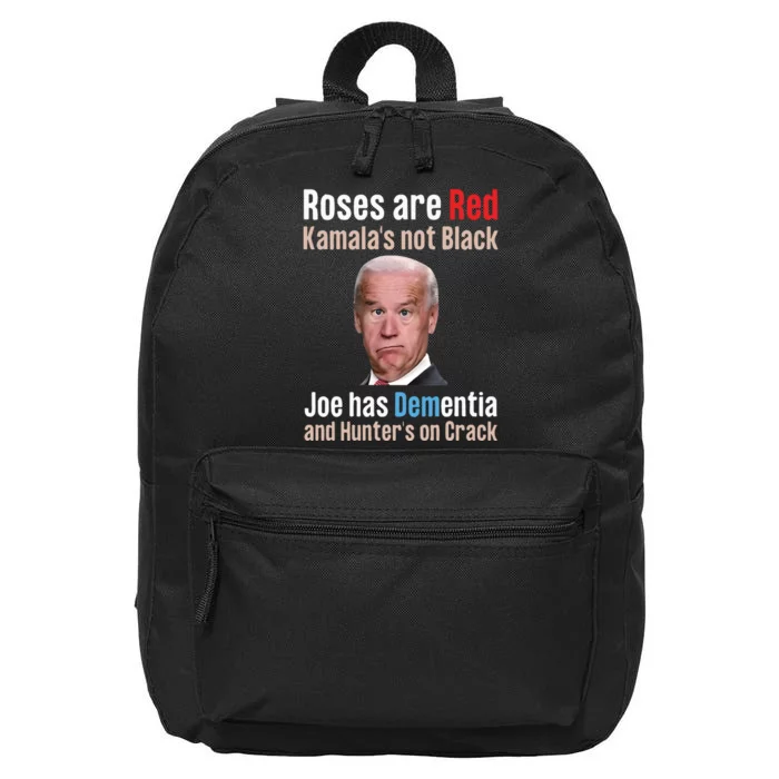 Funny Conservative Anti Biden 16 in Basic Backpack