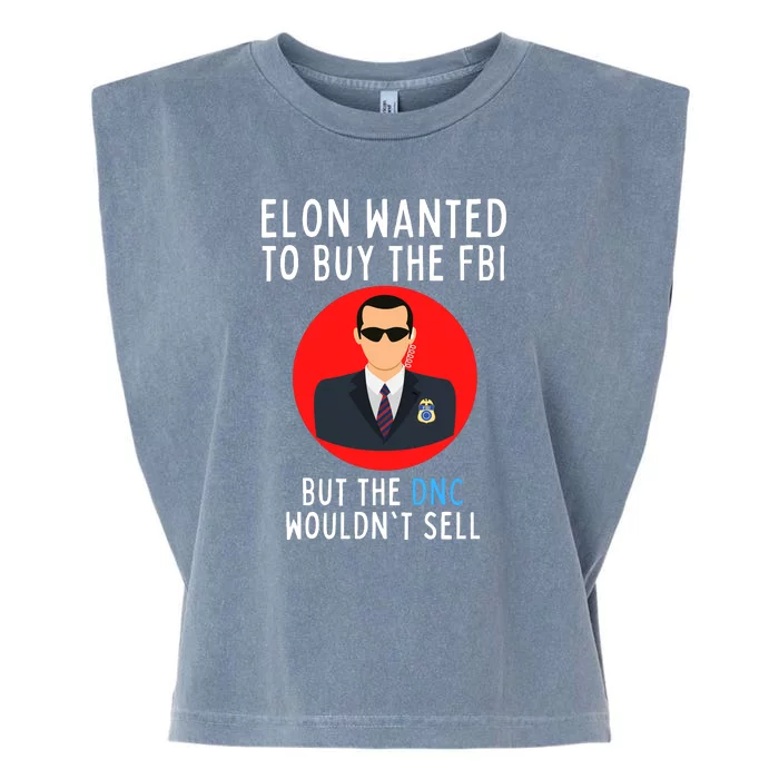 Funny Conservative Anti Biden Defund The FBI Garment-Dyed Women's Muscle Tee