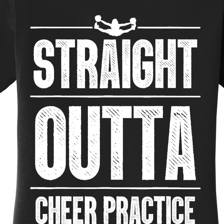 Funny Cheerleader Art Wo Girl Cheer Flyer Cheerleading Women's T-Shirt