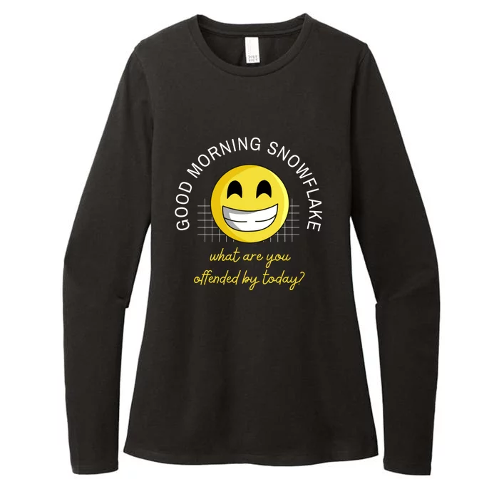 Funny Conservative Anti Cancel Culture Not Woke Womens CVC Long Sleeve Shirt