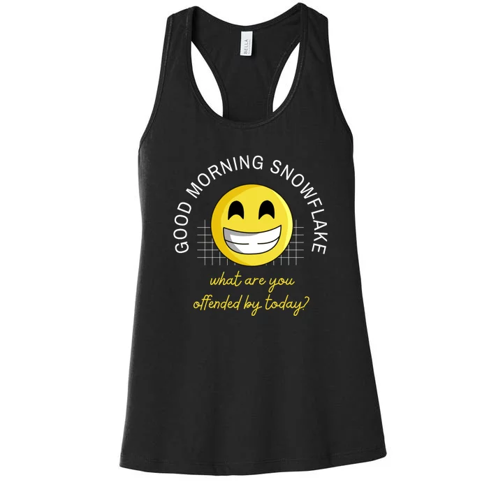 Funny Conservative Anti Cancel Culture Not Woke Women's Racerback Tank