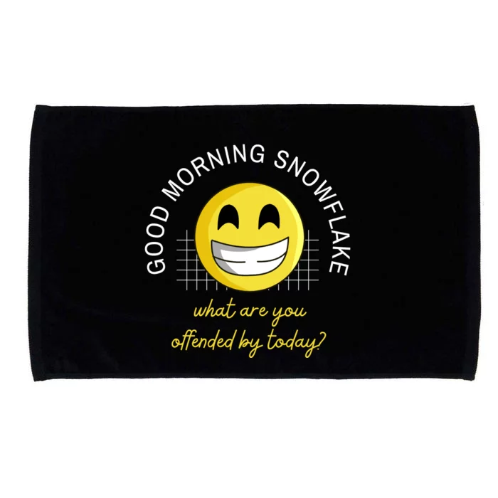 Funny Conservative Anti Cancel Culture Not Woke Microfiber Hand Towel