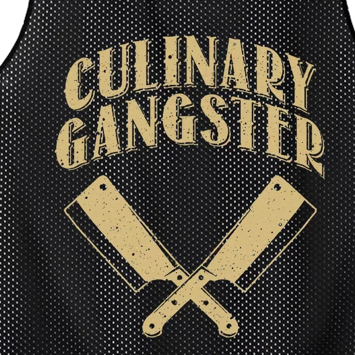 Funny Chef Art For Kitchen Restaurant Cooking Lovers Mesh Reversible Basketball Jersey Tank