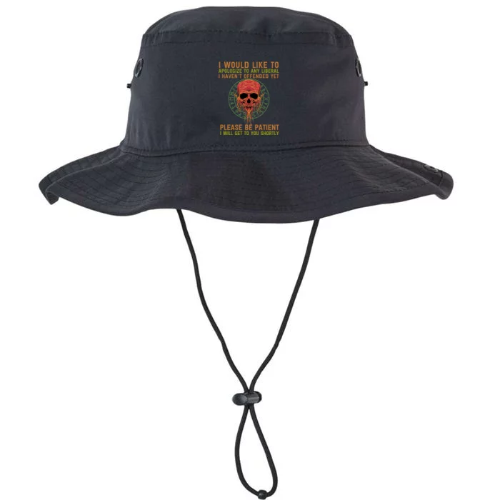 Funny Conservative Anti Woke Politically Incorrect Legacy Cool Fit Booney Bucket Hat