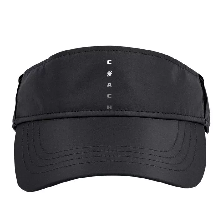 Football Coach Apparel Football Coach Adult Drive Performance Visor