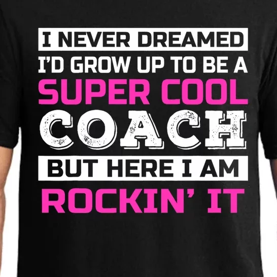 Funny Coach Appreciation Thank You Pajama Set