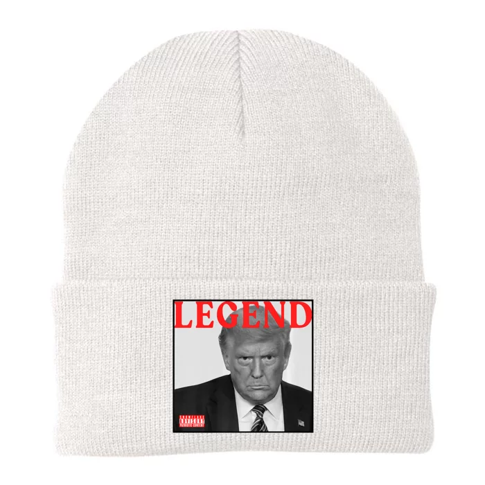 Funny Cd Album Cover Trump Legend Knit Cap Winter Beanie