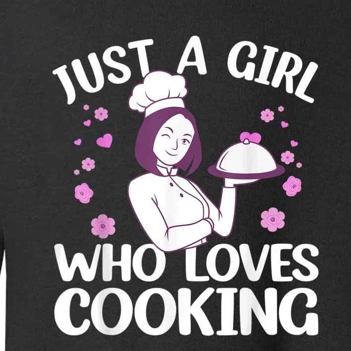 Funny Cook Art For Women Cooking Lover Culinary Toddler Sweatshirt