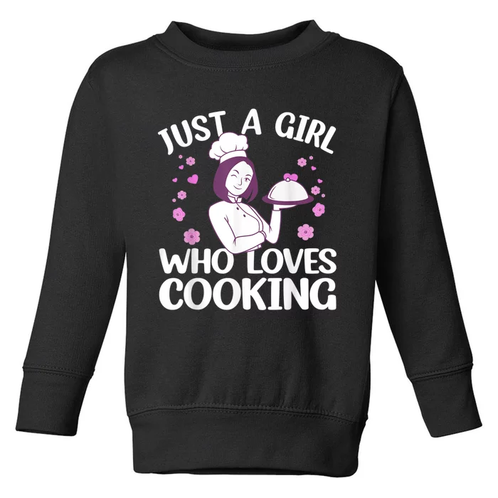 Funny Cook Art For Women Cooking Lover Culinary Toddler Sweatshirt