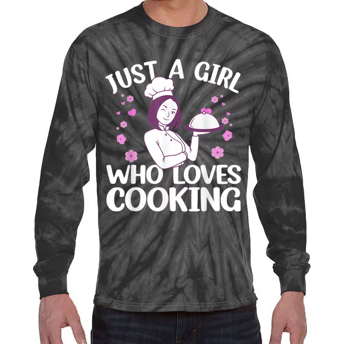 Funny Cook Art For Women Cooking Lover Culinary Tie-Dye Long Sleeve Shirt