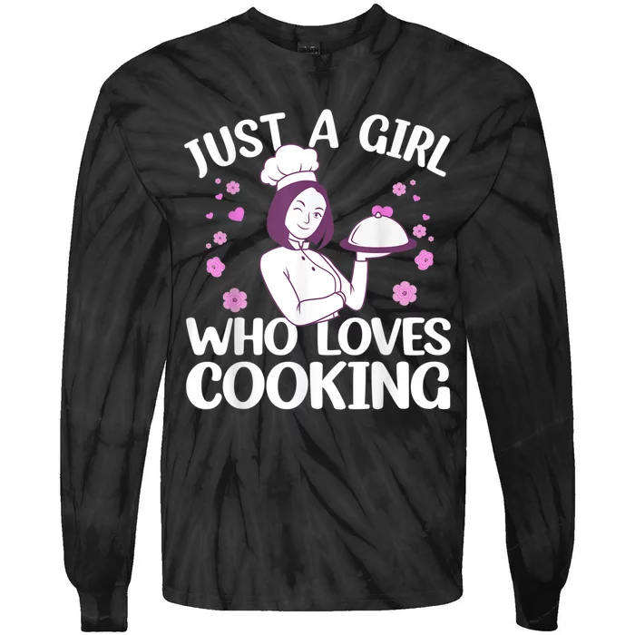 Funny Cook Art For Women Cooking Lover Culinary Tie-Dye Long Sleeve Shirt