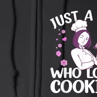 Funny Cook Art For Women Cooking Lover Culinary Full Zip Hoodie