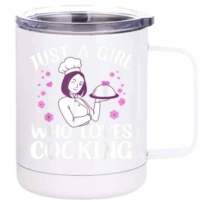 Funny Cook Art For Women Cooking Lover Culinary Front & Back 12oz Stainless Steel Tumbler Cup