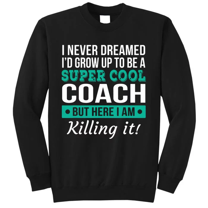 Funny Coach Appreciation Thank You Gift Sweatshirt