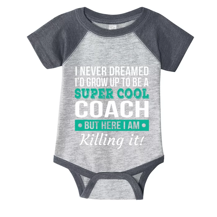 Funny Coach Appreciation Thank You Gift Infant Baby Jersey Bodysuit