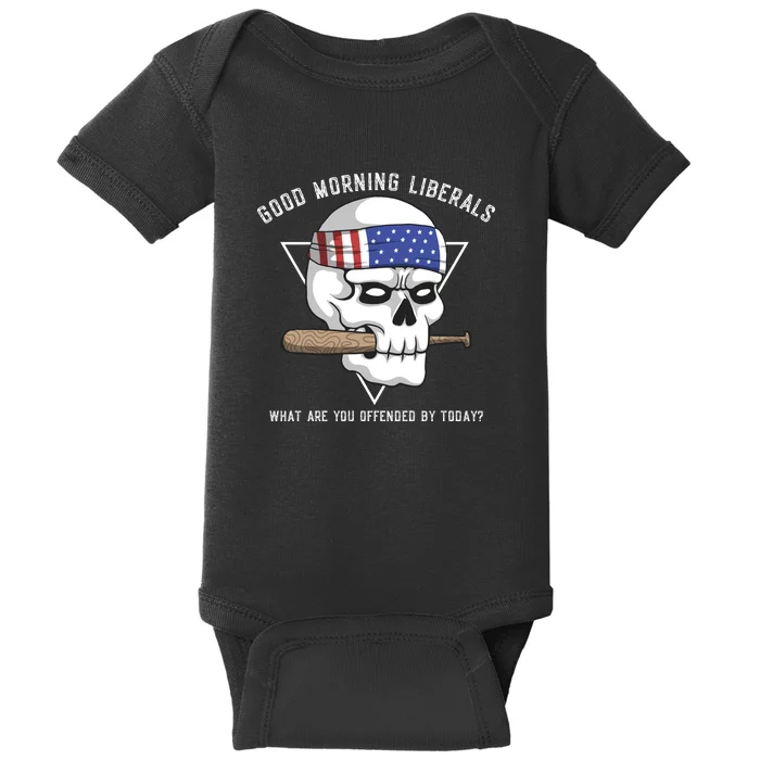 Funny Conservative Anti Liberal Anti Woke Baby Bodysuit