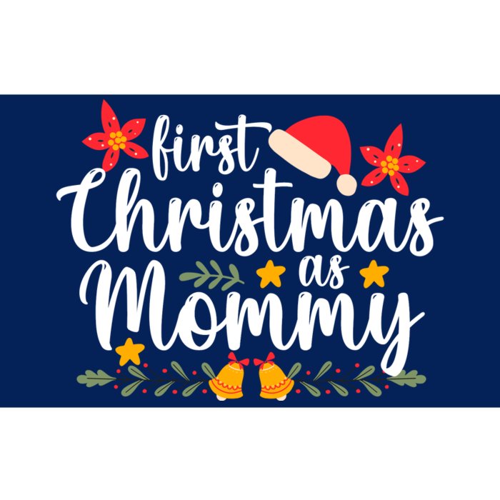 First Christmas As Mommy  First Christmas As Mommy Xmas Bumper Sticker