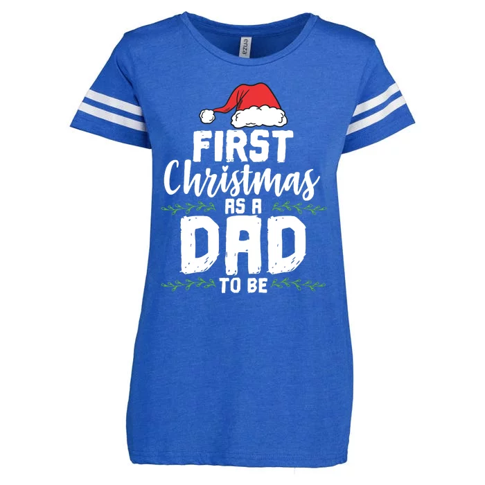 First Christmas As A Daddy To Be Future Father Xmas Gift Enza Ladies Jersey Football T-Shirt