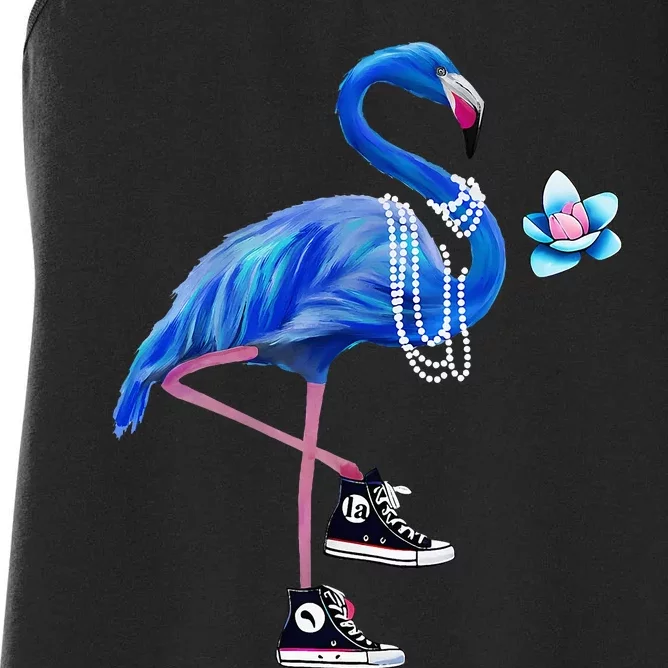 Flamingo Chucks And Pearls Comma La Harris Waltz 2024 Women's Racerback Tank