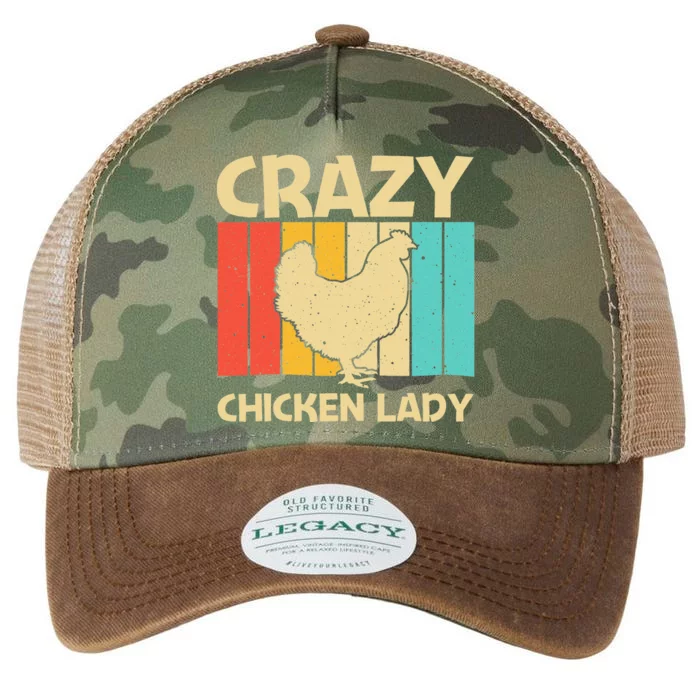 Funny Chicken Art For  Mom Chicken Farmer Poultry Lover Legacy Tie Dye Trucker Hat